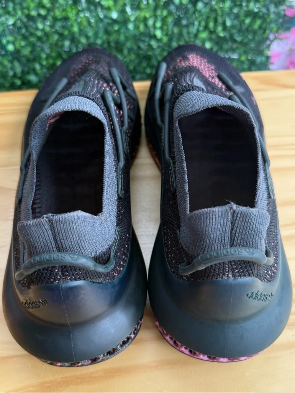 Adidas 4D Fusio Men’s Size 10 Black Orange Pink Running Shoes FZ2414